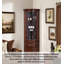 Armoire à vin de coin sculptée à la main avec tablettes réglables-372850821