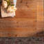 Table basse rectangulaire à 2 niveaux en bois massif avec tablette intérieure ouverte et rangement pour le bureau du salon, facile à assembler et à nettoyer