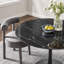 Table de bar Lippa, plateau rond en marbre artificiel, par Modway-410900533-471470867-471470866