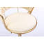 Ensemble de 2 tabourets de bar avec repose-pieds chromé et base pivotante à hauteur réglable en velours-523351424