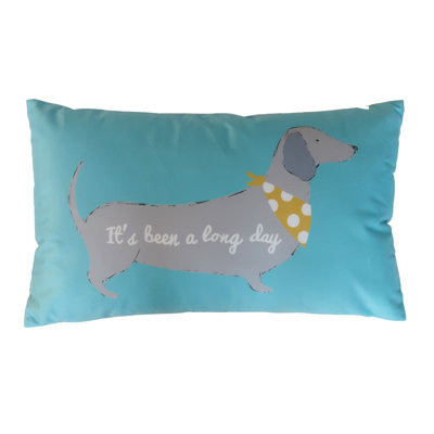 Silly Sausage Dog Filled Cushion