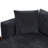 L-shaped Upholstered Sofa Couch With Wooden Storage Compartment And Throw Pillows-156909800