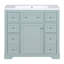 Meuble-lavabo 36 po avec lavabo, une armoire et six tiroirs, tablette réglable-495918826