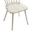 Ensemble de 2 pièces pour chaise de salle à manger rustique moderne de style campagnard au design rétro, facile à assembler-1403161760