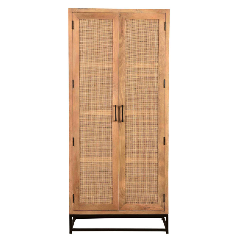 Surrender 2 Door Solid Wood Wardrobe