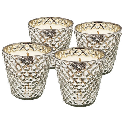 Set Of 4 Scented Soy Wax Candles