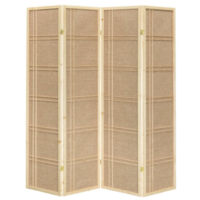 Nikolas 71'' H Solid Wood Folding Room Divider