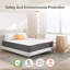 Matelas en mousse viscoélastique gélifiée à deux côtés Home Clarimond-1789778500