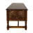Hand-Carved Rustic Writing Desk with 4 Drawers