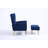 Wickham Upholstered Armchair with Ottoman-450941654