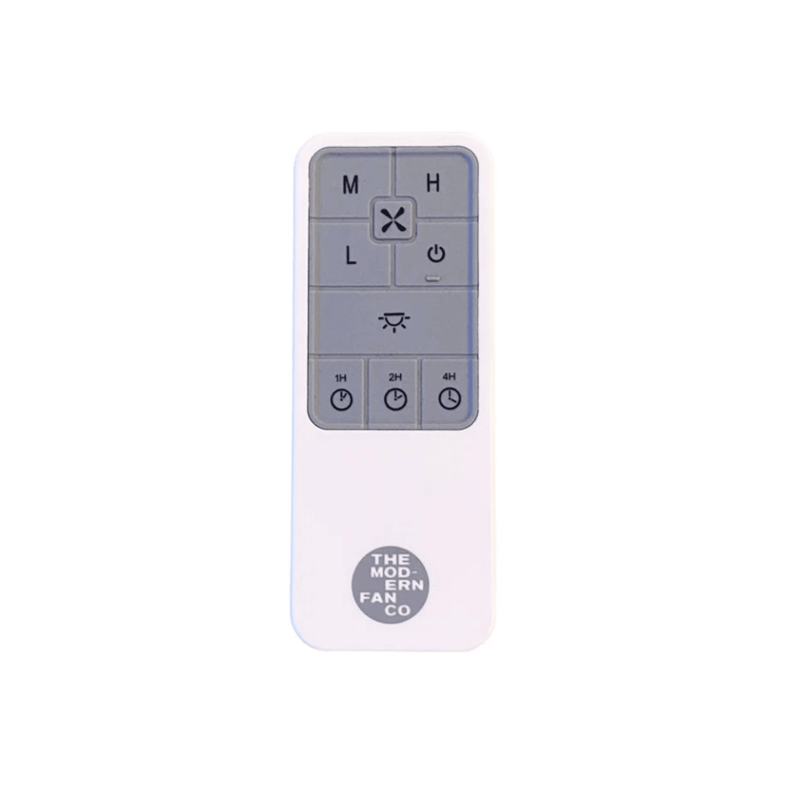 52'' 3 Blade Ceiling Fan with LED Light Kit, White, Handheld Remote Control (2-wire), Gloss White