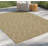 Jute And White Indoor/Outdoor Area Rug (7 Ft. 10 In. X 10 Ft. 3 In.)-964322057