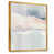 Toile avec cadre flottant or