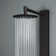 Gardenia 39" H X 4" W 2-Jet Shower System with Hand Wand - Requires existing shower head connection