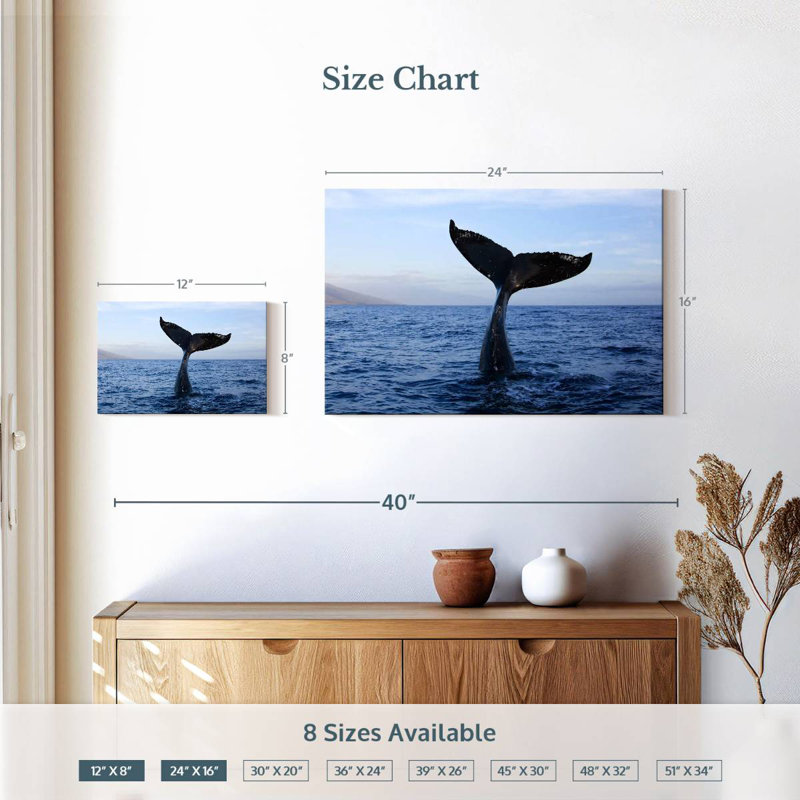 Brampt Whale Watching, 16" H x 24" W