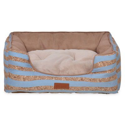 Kathleen Striped Polyester Pet Bed