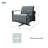 Derral Swivel Aluminum Outdoor Lounge Chair