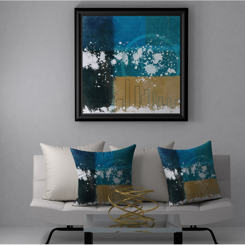 Housse de coussin carrée/insert, 18" x 18"