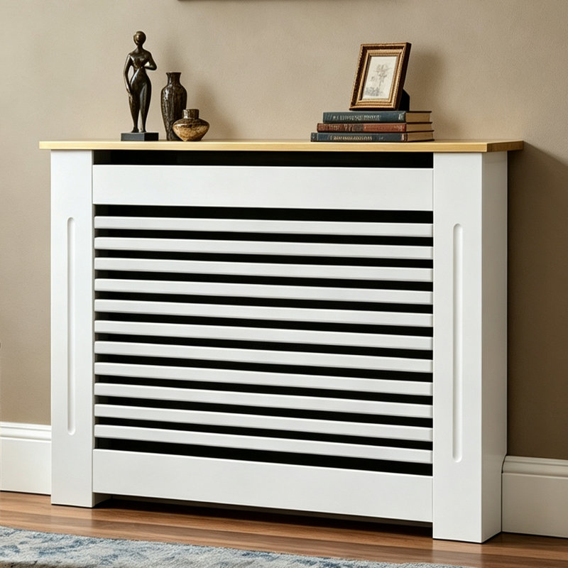 Radiator Cover, Size: 92.5cm H x 112cm W x 20cm D