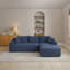 Canapé modulaire modulaire, canapé modulaire Cloud avec assise profonde, canapé modulaire moderne en L avec méridienne, fauteuils rembourrés pour le salon, sans assemblage
