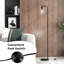 Eshon 66'' Brown Arched/Arc Floor Lamp