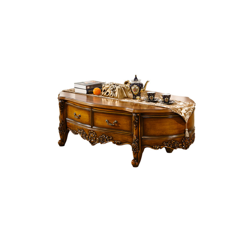 Table basse ovale de style européen