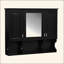Armoire à pharmacie murale 35 po x 28 po, armoire de salle de bain moderne avec miroir, armoire à miroir avec tablettes ouvertes-60741602