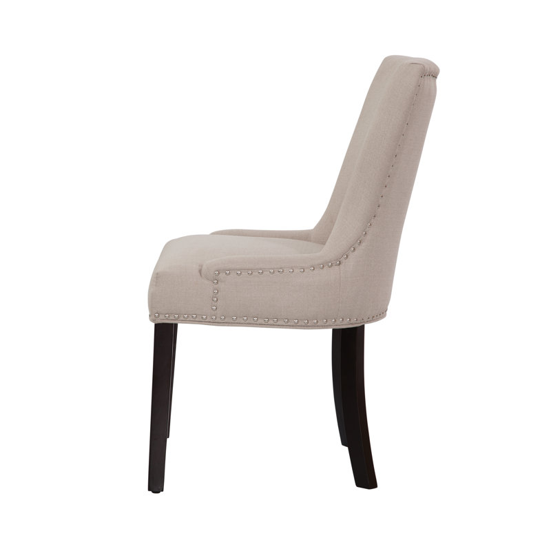 Olmo Craven Dining Chair with Nail Trim, Jennings Beige Sand