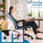 Office Chair Adjustable Height Office Chair Executive Desk Chair Ergonomic Mesh Task Chair Swivel Rolling Office Computer Chair with Armrest Wheels for Office Home-2057373980