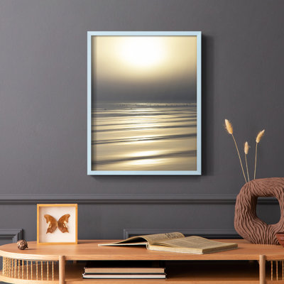 Among the Ripple Framed Print - Solid Wood
