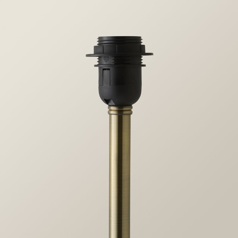 Burgett 128cm Traditional Floor Lamp, Antique Brass