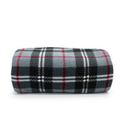 Blaris Soft Plush Classic Check Blanket Throw