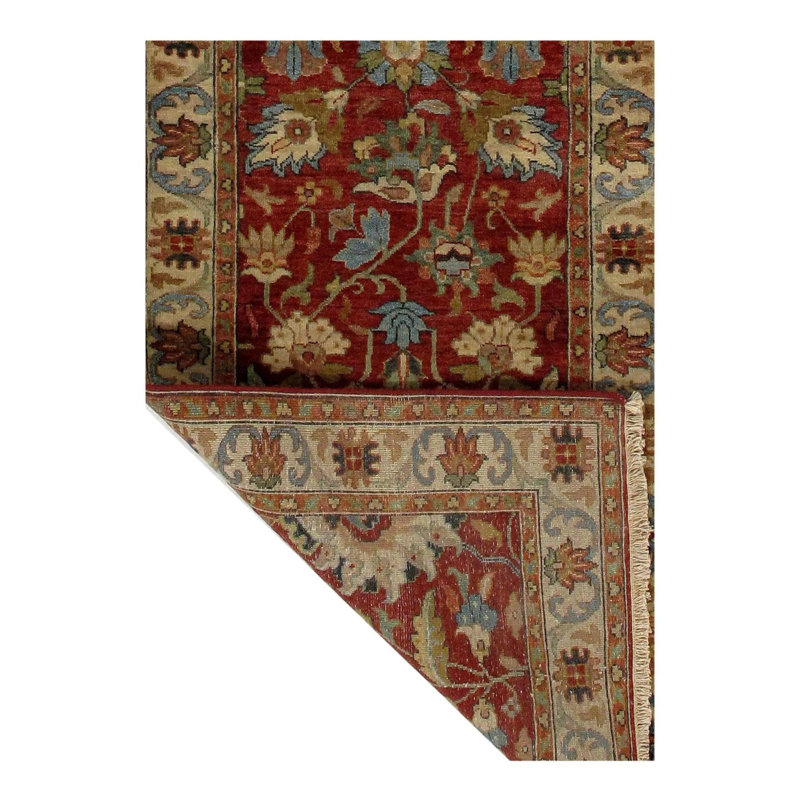 Oriental Area Rug in Rust