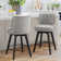 Arleine Swivel 26.7'' Upholstered Counter Stool