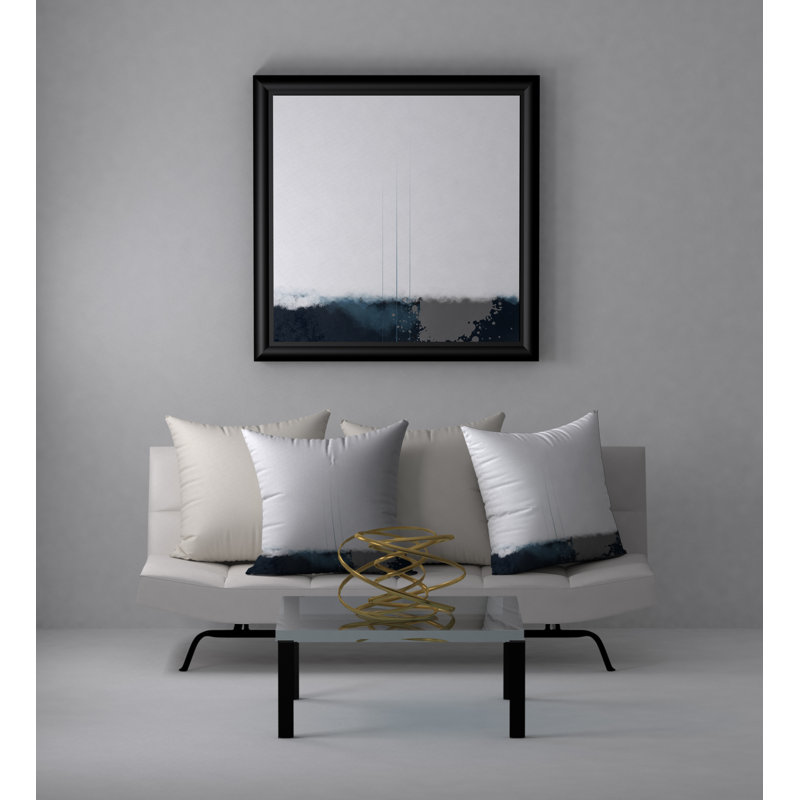 Abstract Throw Pillow, 20" H x 20" W