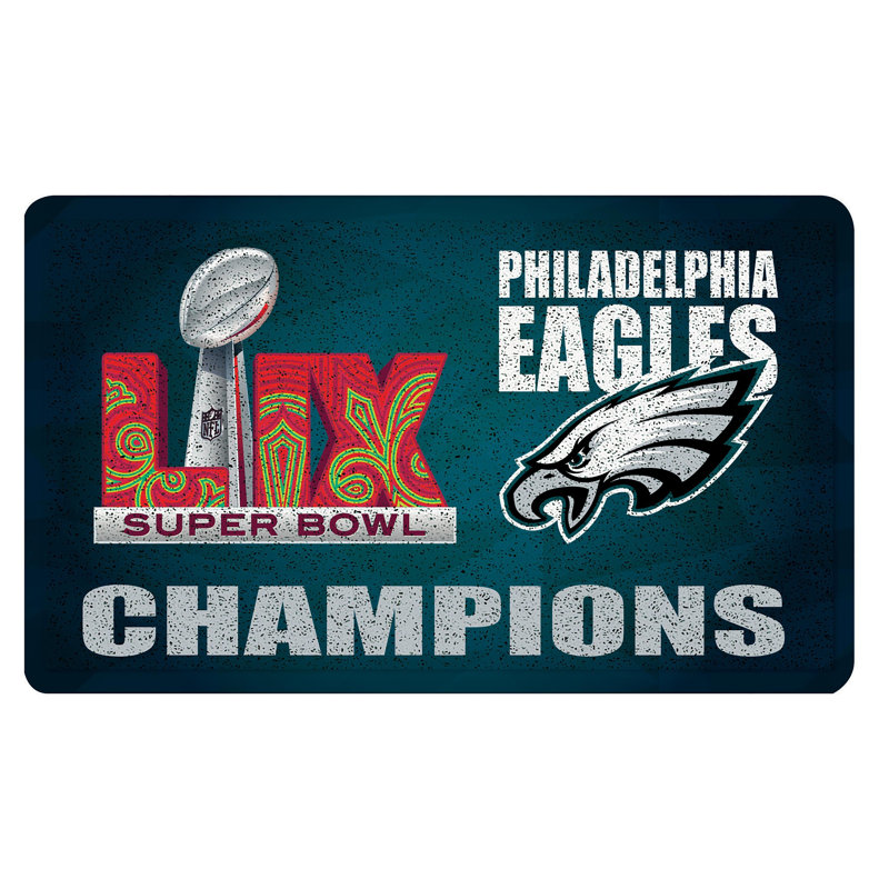 Tapis de gazon Philadelphia Eagles Super Bowl 59, couleur