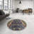 Abstract Indoor Rug-663960649