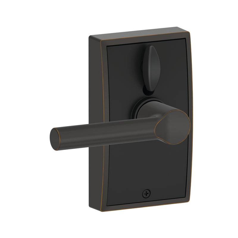 Schlage Touch Keyless Touchscreen Lever with Century Trim and Broadway Lever, Aged Bronze