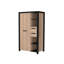 Deveau 1 Door Manufactured Wood Wardrobe