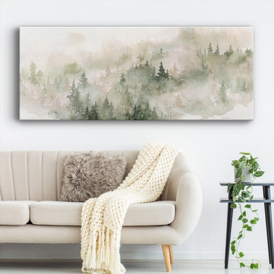 «Misty Mountain Sides» sur toile