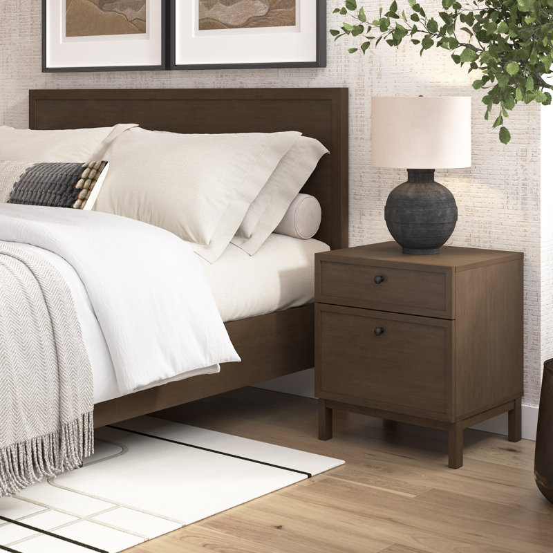 Almodovar Nightstand with Drawers, Bedroom Furniture, Individual