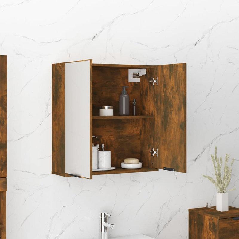 Jimbo Bathroom Cabinet, Smoked Oak