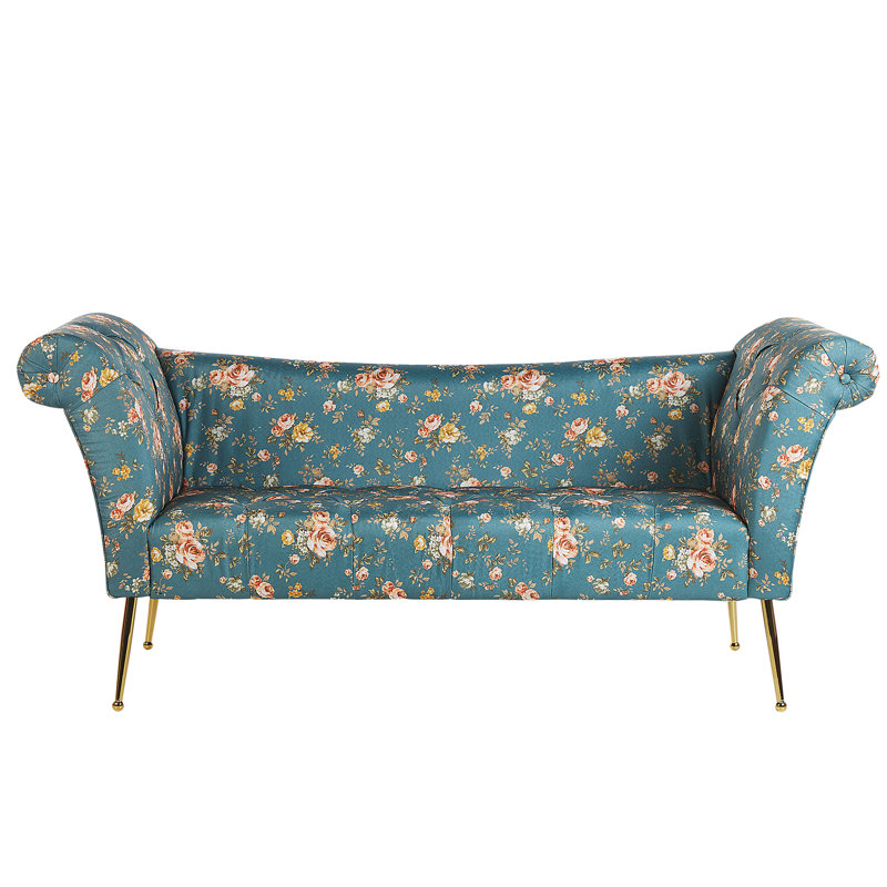 Uriel Velvet Chaise Lounge