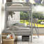 Bunk Bed with Built-in Ladder Included-81026417