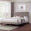 Lit plateforme tapissier Normsman Dove - Gris tungstène - Grand-60650044