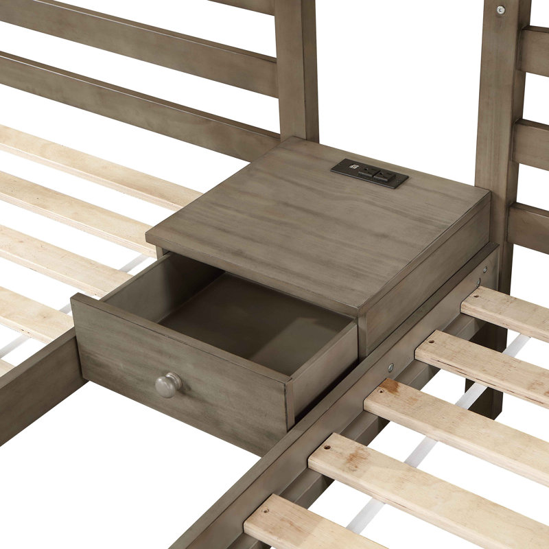 Kids Twin Bunk Bed
