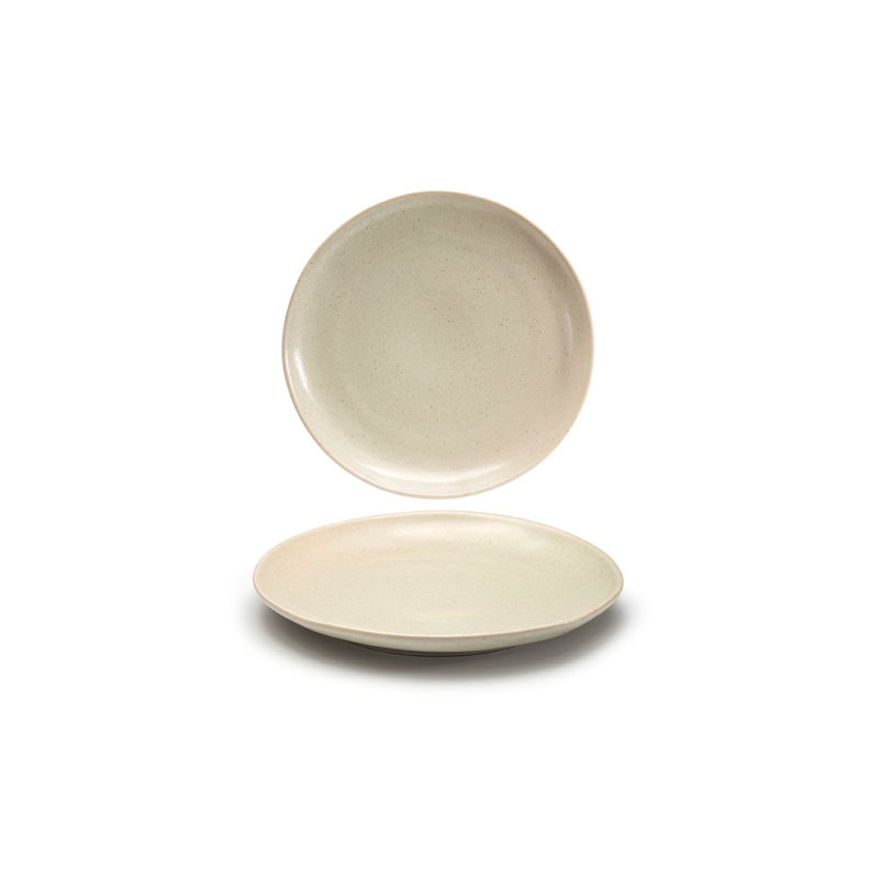 Assiette plate ronde de 11 po Kiln, Champignon