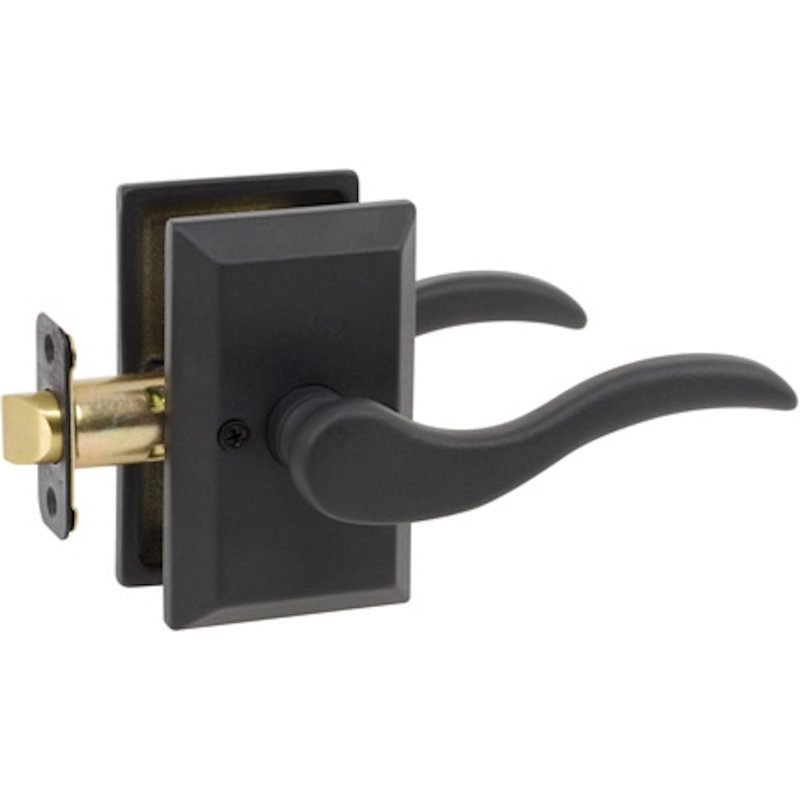 Levier de porte Sandcast, Droite, Noir patiné