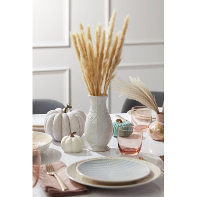French Perle Fluted Table Vase