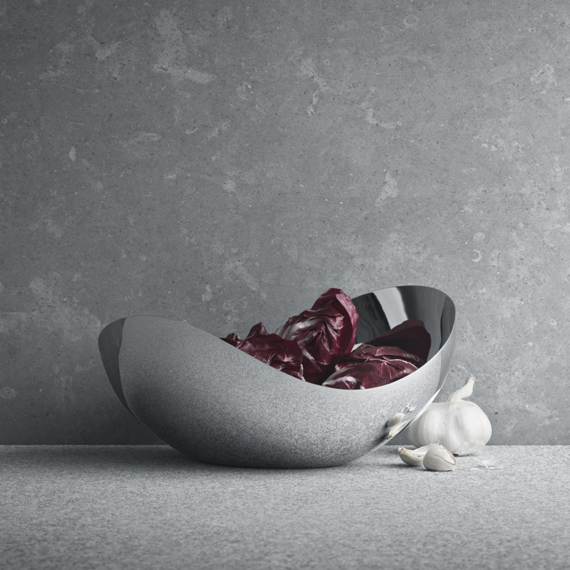 Bloom Fruit Bowl, Mirror Polished